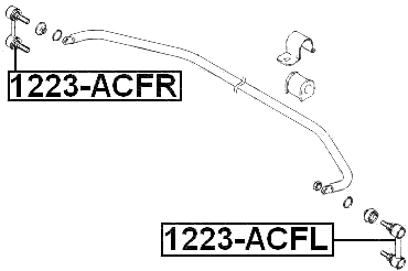 1223-ACFL - FRONT LEFT STABILIZER LINK / SWAY BAR LINK