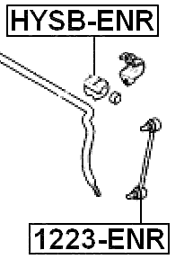 1223-ENR - REAR STABILIZER LINK
