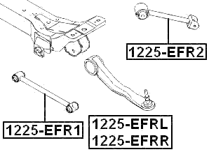 1225-EFR1 - REAR TRANSVERSE LINK