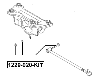 1229-020-KIT - REPAIR KIT, CAMBER ADJUSTING ECCENTRIC BOLT