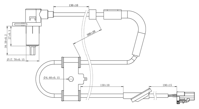12606-007 - ABS SENSOR REAR LEFT