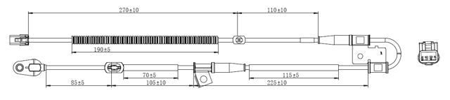 12606-016 - ABS SENSOR FRONT RIGHT