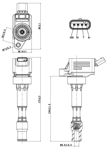 12640-014 - IGNITION COIL