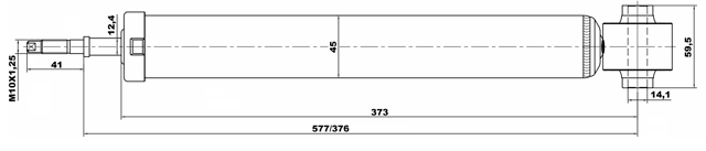 12650810R - REAR SHOCK ABSORBER