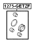 1275-GETZF - FRONT BRAKE CALIPER REPAIR KIT (SET FOR TWO SIDES)