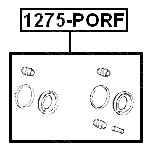 1275-PORF - FRONT BRAKE CALIPER REPAIR KIT (SET FOR TWO SIDES)