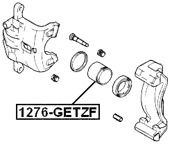 1276-GETZF - FRONT CALIPER PISTON D53.9