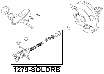 1279-SOLDRB - BRAKE MASTER CYLINDER