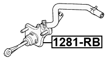 1281-RB - CLUTCH MASTER CYLINDER