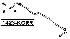 1423-KORR - REAR STABILIZER LINK