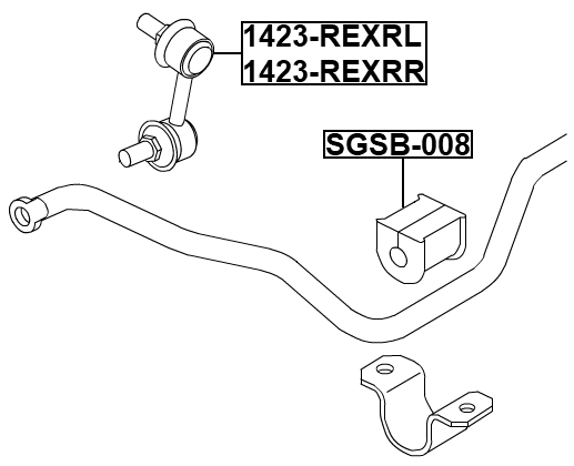 1423-REXRL - REAR LEFT STABILIZER LINK