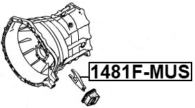 1481F-MUS - CLUTCH RELEASE FORK