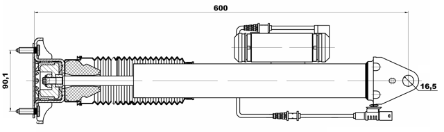 16110-001R - REAR SHOCK ABSORBER