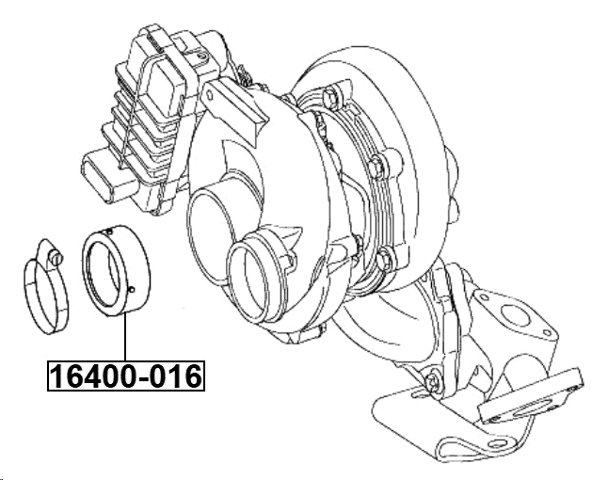 16400-016 - AIR INTAKE HOSE SEAL