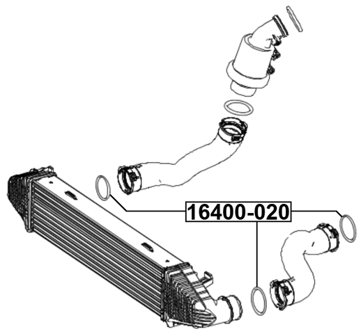 16400-020 - AIR INTAKE HOSE SEAL