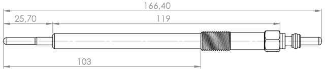 16642-009 - GLOW PLUG