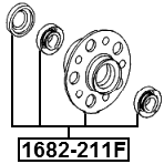 1682-211F - FRONT WHEEL HUB