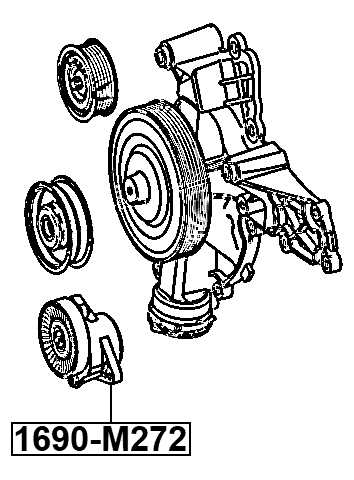 1690-M272 - BELT TENSIONER