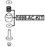 1698-AC-KIT - AIR SUSPENSION COMPRESSOR MOUNT KIT