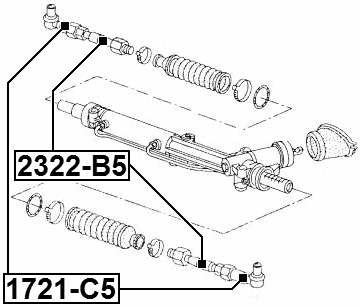 1721-C5 - STEERING TIE ROD END