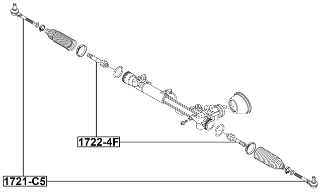 1722-4F - STEERING TIE ROD
