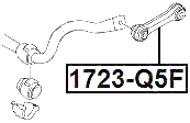 1723-Q5F - FRONT STABILIZER LINK / SWAY BAR LINK