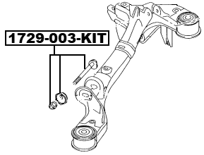 1729-003-KIT - REPAIR KIT, CAMBER ADJUSTING ECCENTRIC BOLT