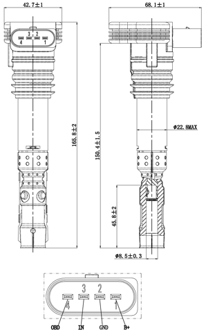 17640-002 - IGNITION COIL