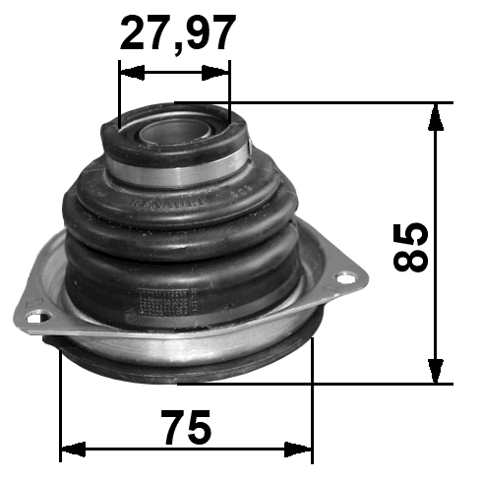 1815-VIVARLH-KIT - BOOT INNER CV JOINT LEFT KIT 75.7X85X40