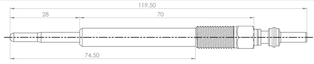 18642-005 - GLOW PLUG