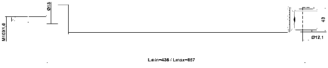 19110-003R - REAR SHOCK ABSORBER GAS.TWIN TUBE