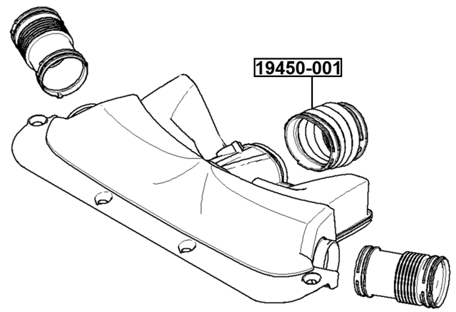 19450-001 - AIR CLEANER HOSE