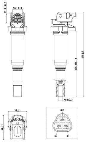 19640-001 - IGNITION COIL