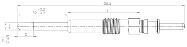 19642-003 - GLOW PLUG