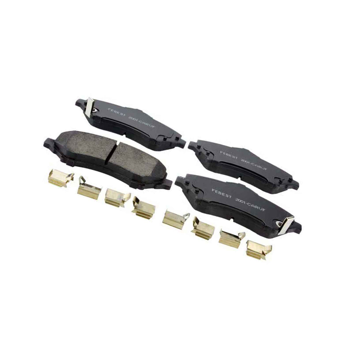 2001-CARVF - PAD KIT, DISC BRAKE, FRONT - KIT (WITH ANTI SQUEAL SHIM, WITH BRACKETS) Braking System, Brake Pads