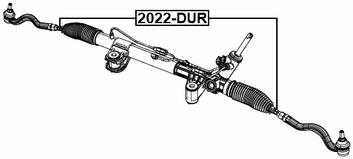 2022-DUR - STEERING TIE ROD
