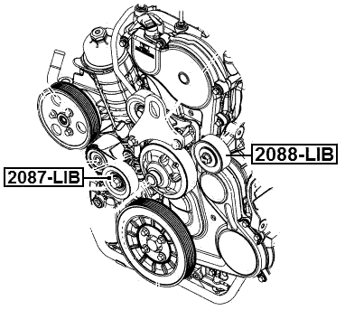 2088-LIB - PULLEY IDLER