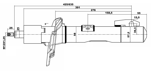 21110-003F - FRONT SHOCK ABSORBER