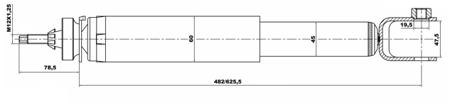 21110-005R - REAR SHOCK ABSORBER