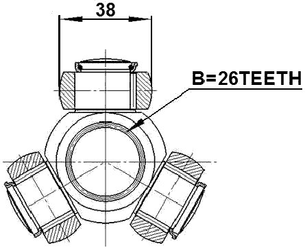 2116-FY26 - TRIPOD JOINT 26X38
