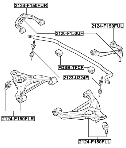 2120-F150UF - BALL JOINT FRONT UPPER ARM