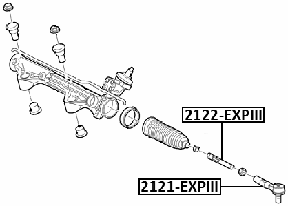 2122-EXPIII - STEERING TIE ROD