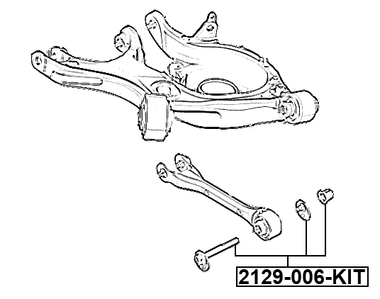 2129-006-KIT - REPAIR KIT, CAMBER ADJUSTING ECCENTRIC BOLT