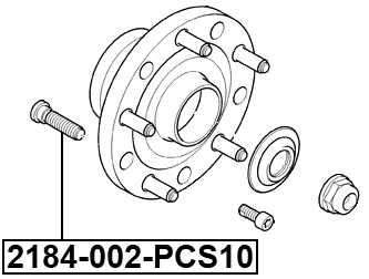 2184-002-PCS10 - WHEEL STUD PCS10