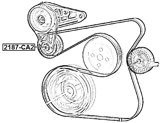 2187-CA2 - TENSION PULLEY