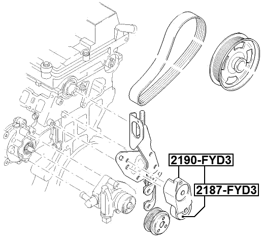 2187-FYD3 - TENSION PULLEY
