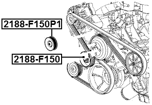 2188-F150P1 - PULLEY IDLER