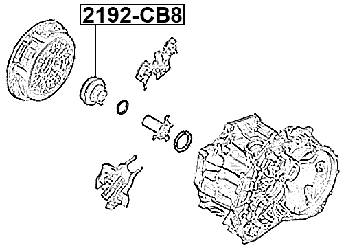 2192-CB8 - CLUTCH RELEASE BEARING
