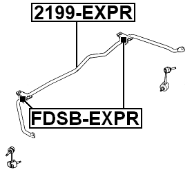 2199-EXPR - STABILIZER REAR D22