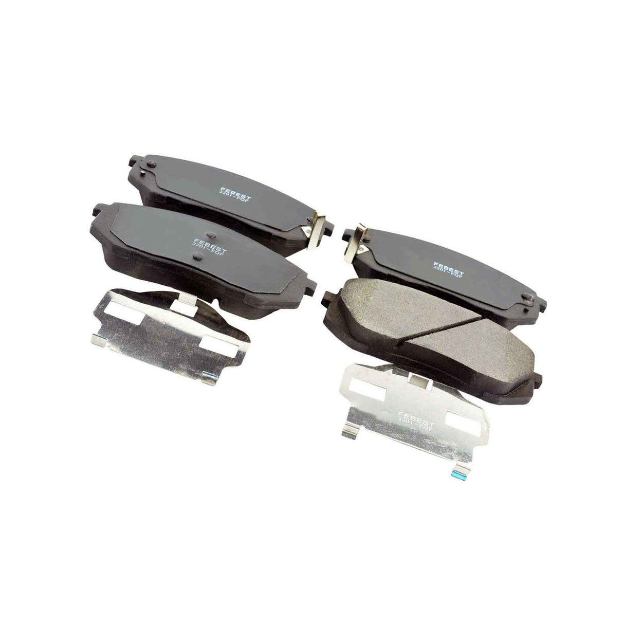 2201-FQF - PAD KIT, DISC BRAKE, FRONT (WITH ANTI SQUEAL SHIM) Braking System, Brake Pads